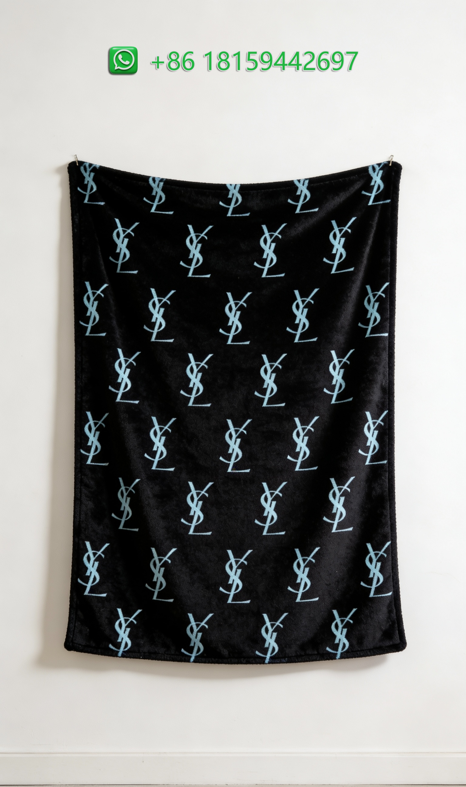Yves Saint Laurent Throw Blankets